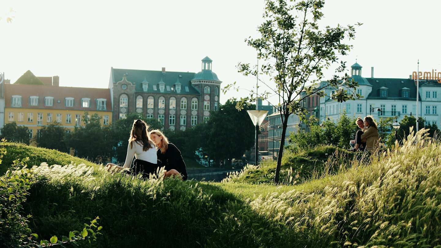Spending time in a Park in Copenhagen
