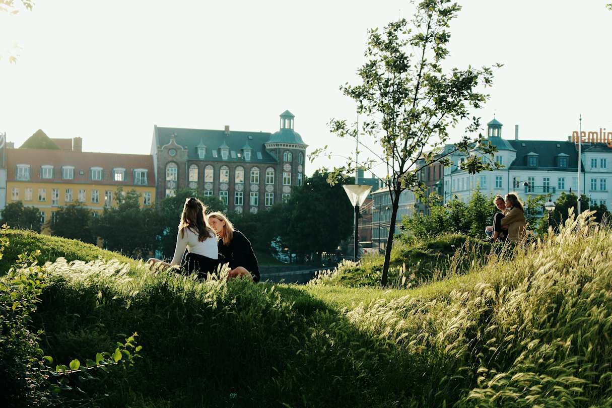Spending time in a Park in Copenhagen