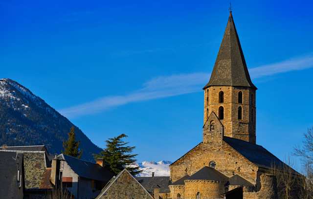 Sant Andreu de Salardu church in the Aran Valley, near Baqueira-Beret