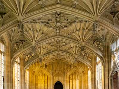 The Bodleian Library in Oxford, UK
