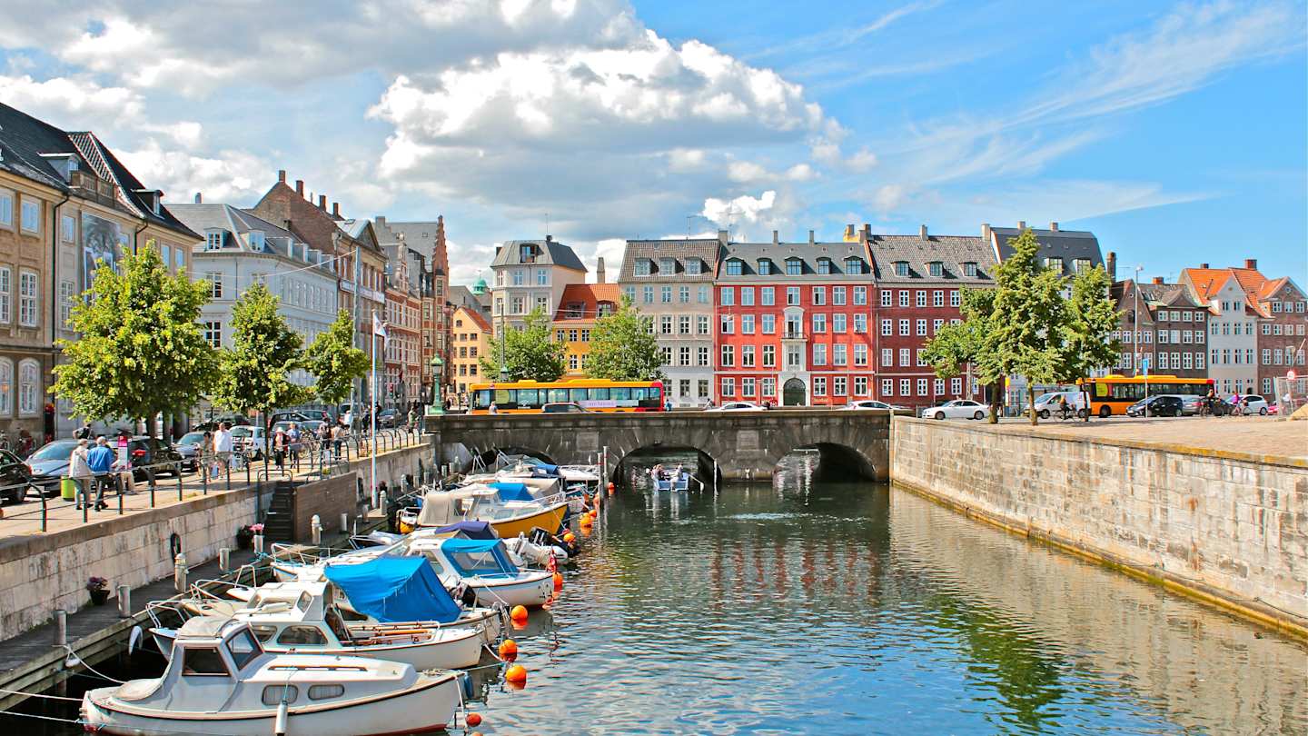 Copenhagen canal view, Denmark