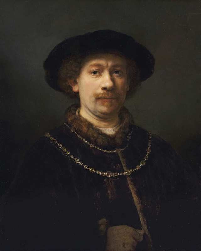 Self-portrait of Rembrandt at the Thyssen-Bornemisza Museum in Madrid @museothyssen