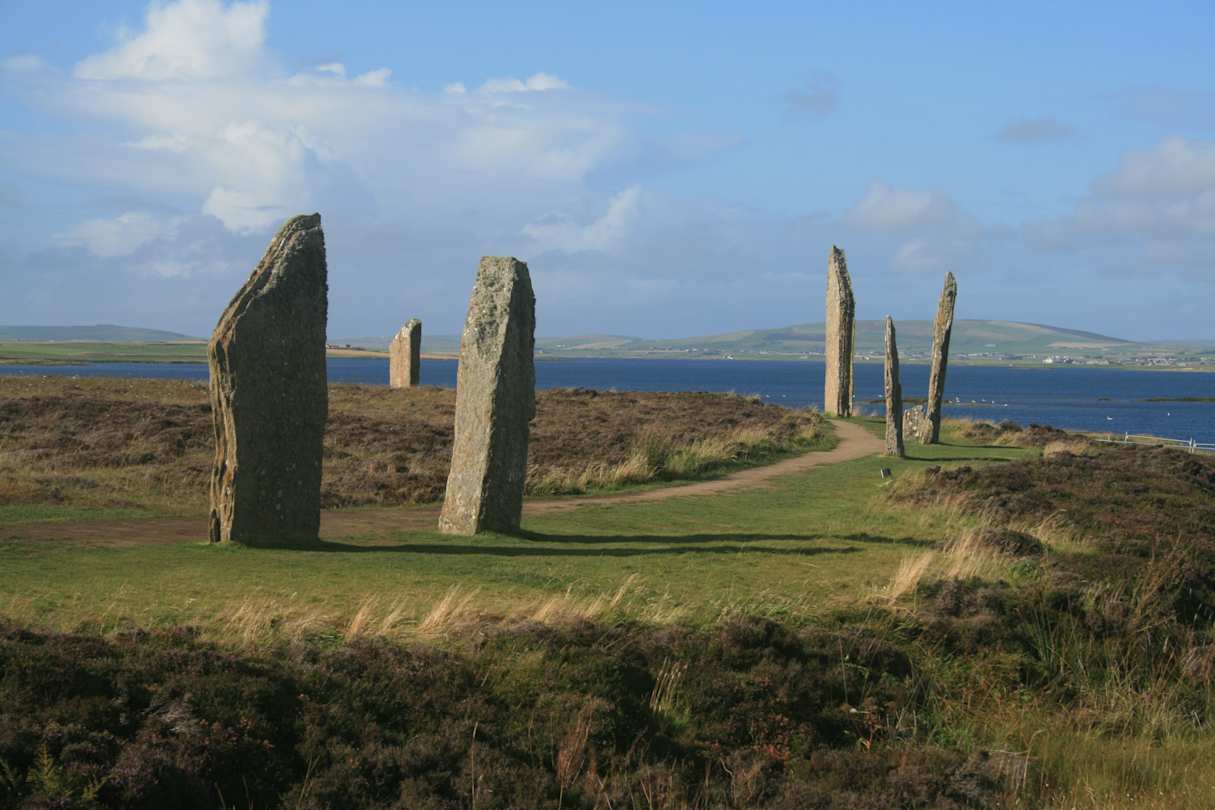Standing Stones in Orkney, The Shetland Islands, Scotland