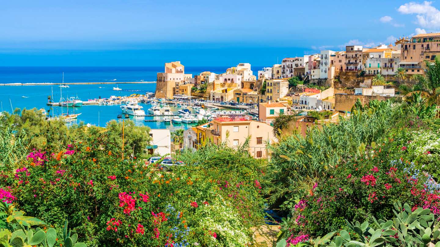 The town and municipality Castellammare del Golfo in the Trapani Province of Sicily