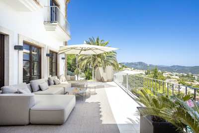 Views from the terrace of Harbour Heights, a Plum Guide home in Majorca, Spain