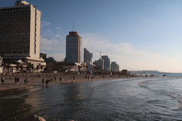 The Gordon beach in Tel Aviv