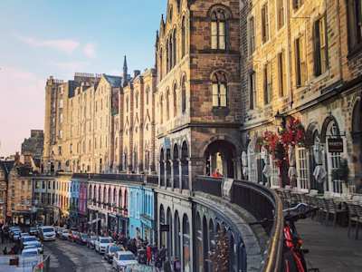 Victoria Street, Edinburgh, Scotland, UK