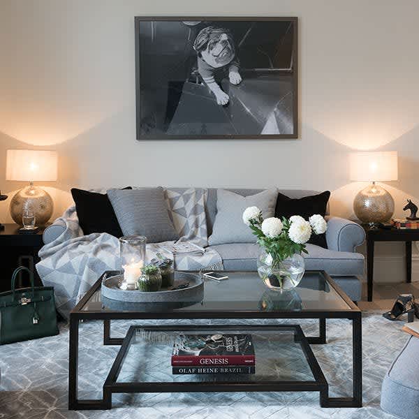 Living room arrangement inside The Earl's Boutique, Plum Guide home