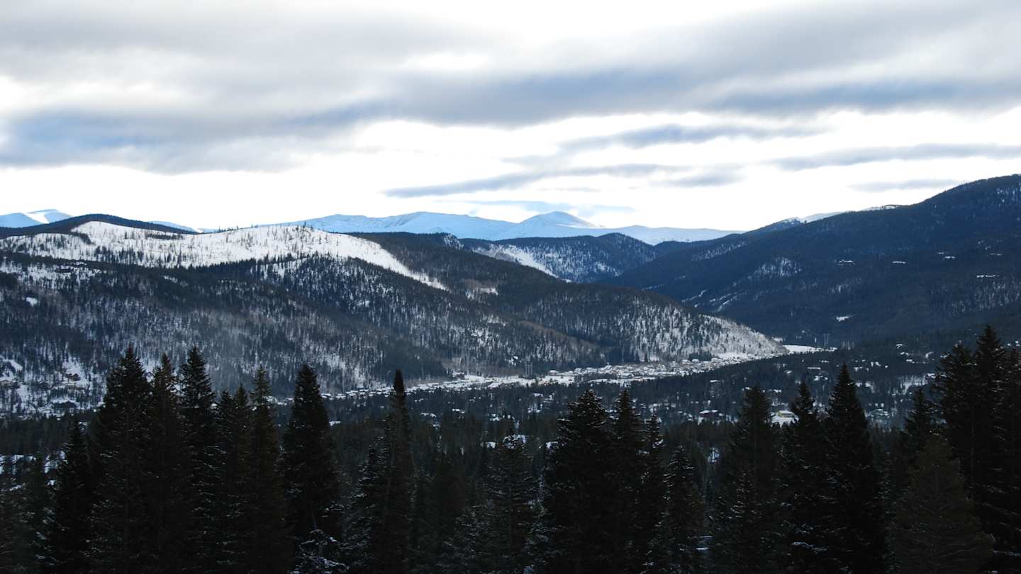Views of the mountains in Breckenridge, Colorado, USA
