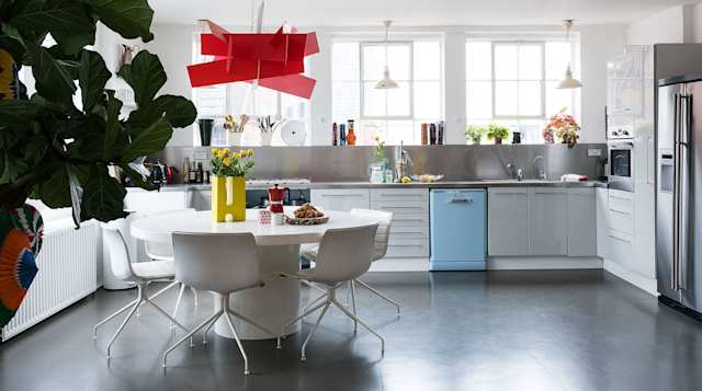 Kitchen inside the The King of Shoreditch, Plum Guide home