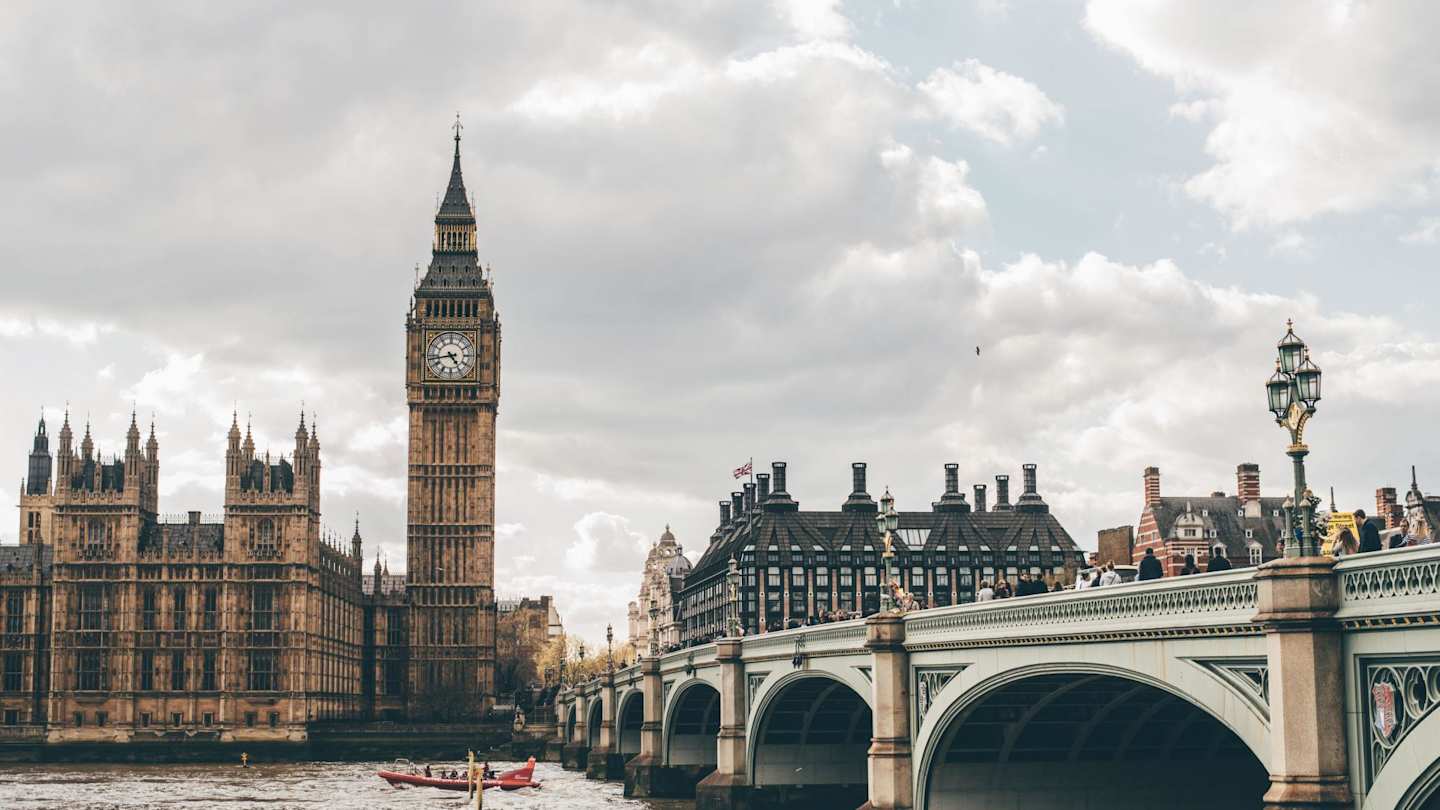 Big Ben over the River Thames, London
