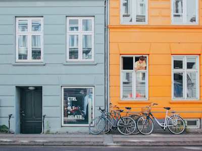 Nyhavn shop fronts, Copenhagen