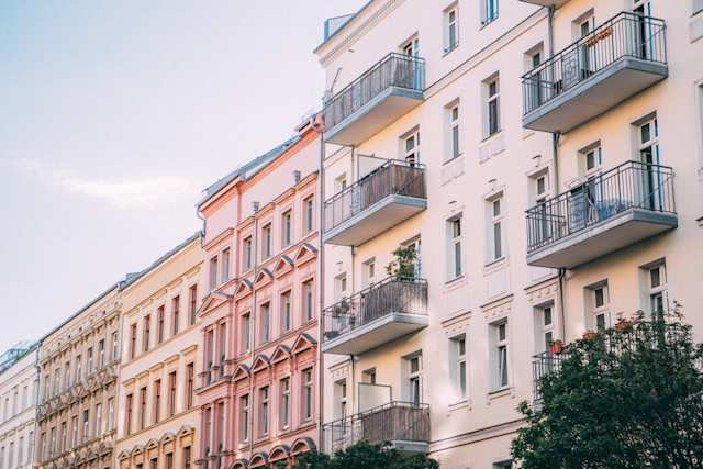 white and pink buildings during daytime in Berlin