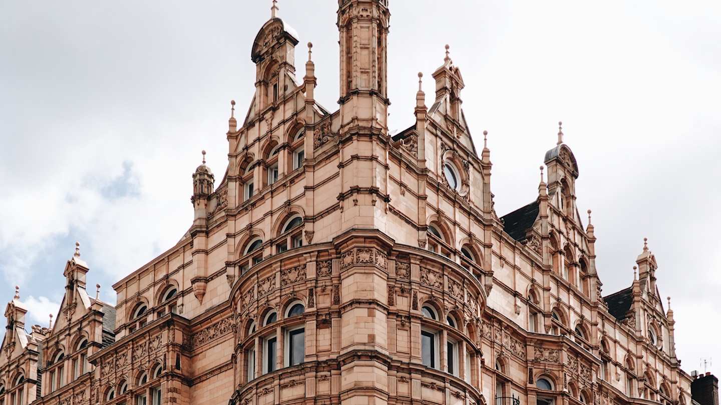 Corner of building in Marylebone, London