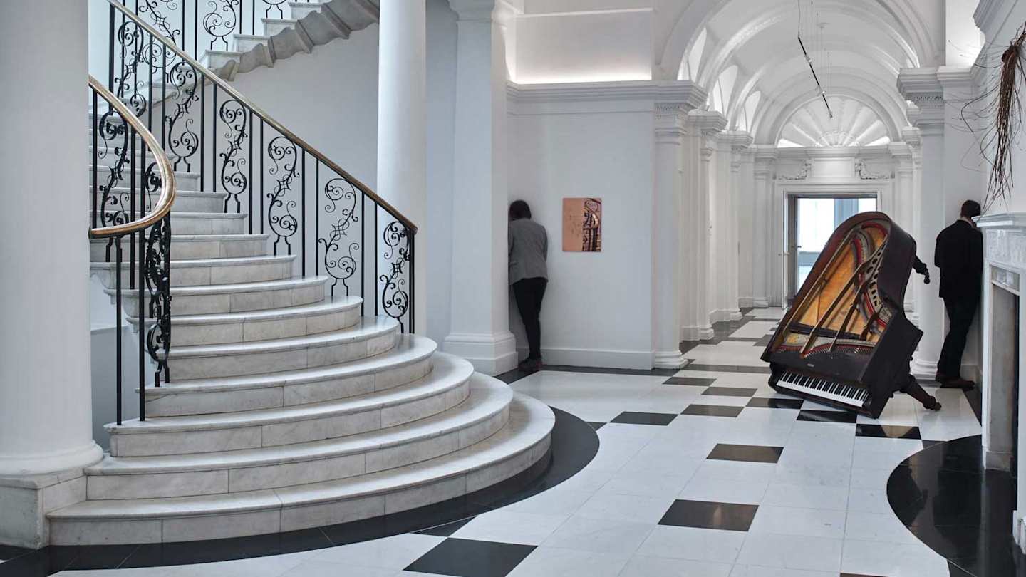 Opulent spiral staircase
