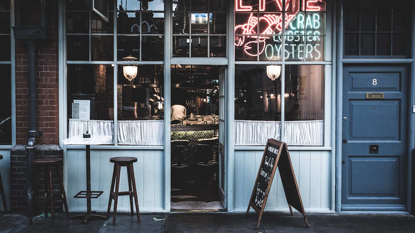 Oyster bar in London