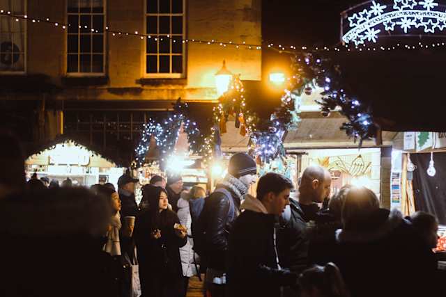 Bath Christmas Market, England, UK