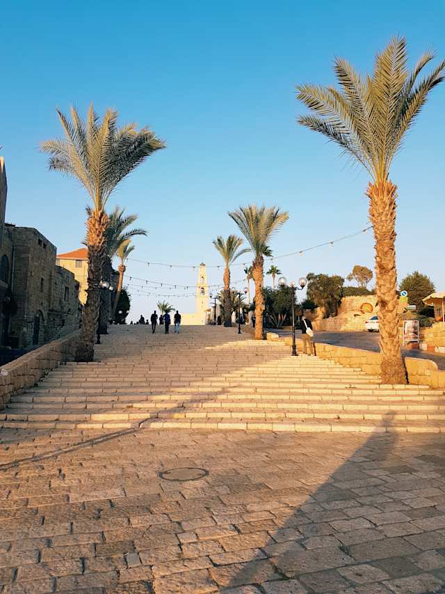 Stairs leading from Old Jaffa Port, Tel Aviv