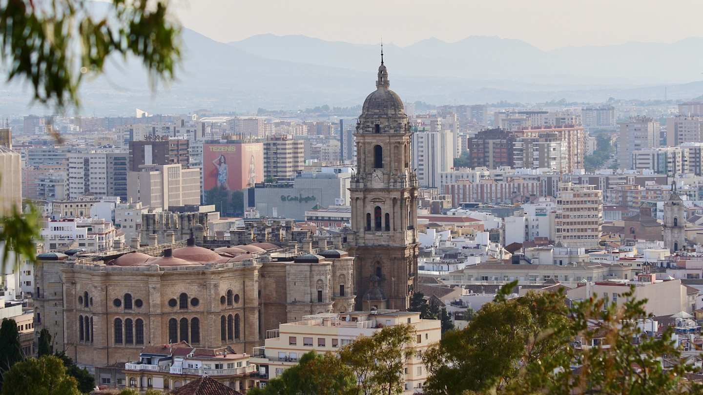 View over Malaga, Spain