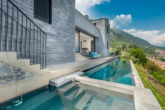 Lakeside Slate, Plum Guide home in Lombardy, Italy