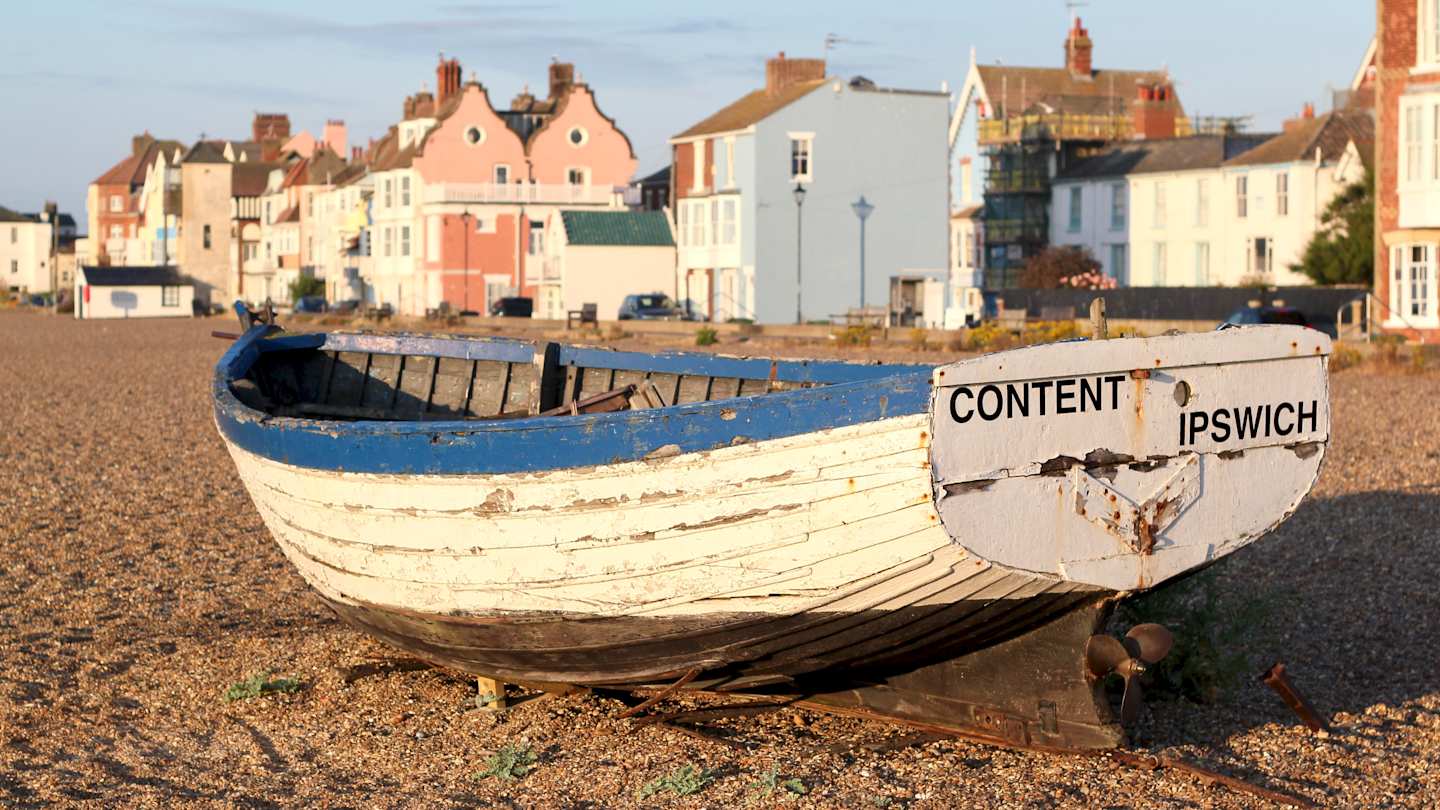 Beach at Aldeburgh, Suffolk, England