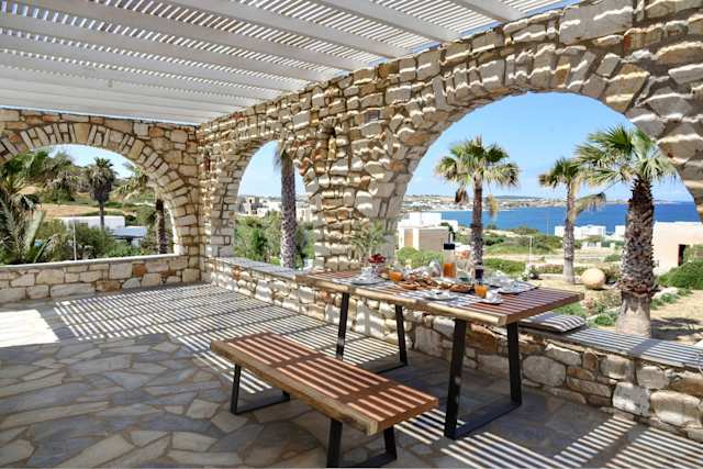 Sunlight Over Sapphire, Plum Guide home in Paros, Greece