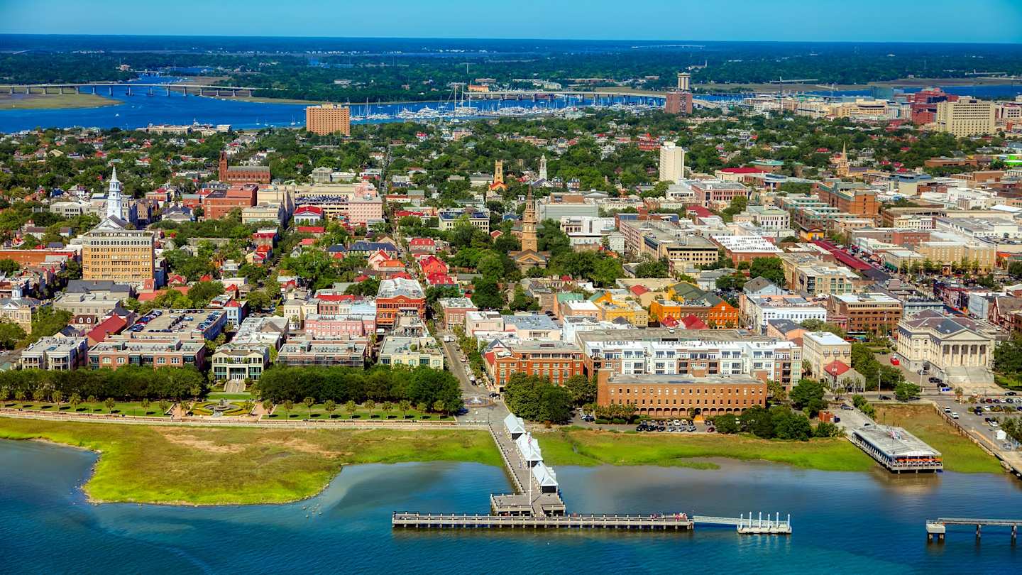 View of Charleston, South Carolina, USA