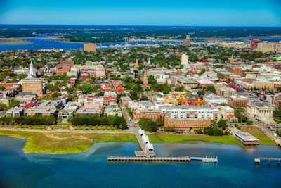 View of Charleston, South Carolina, USA