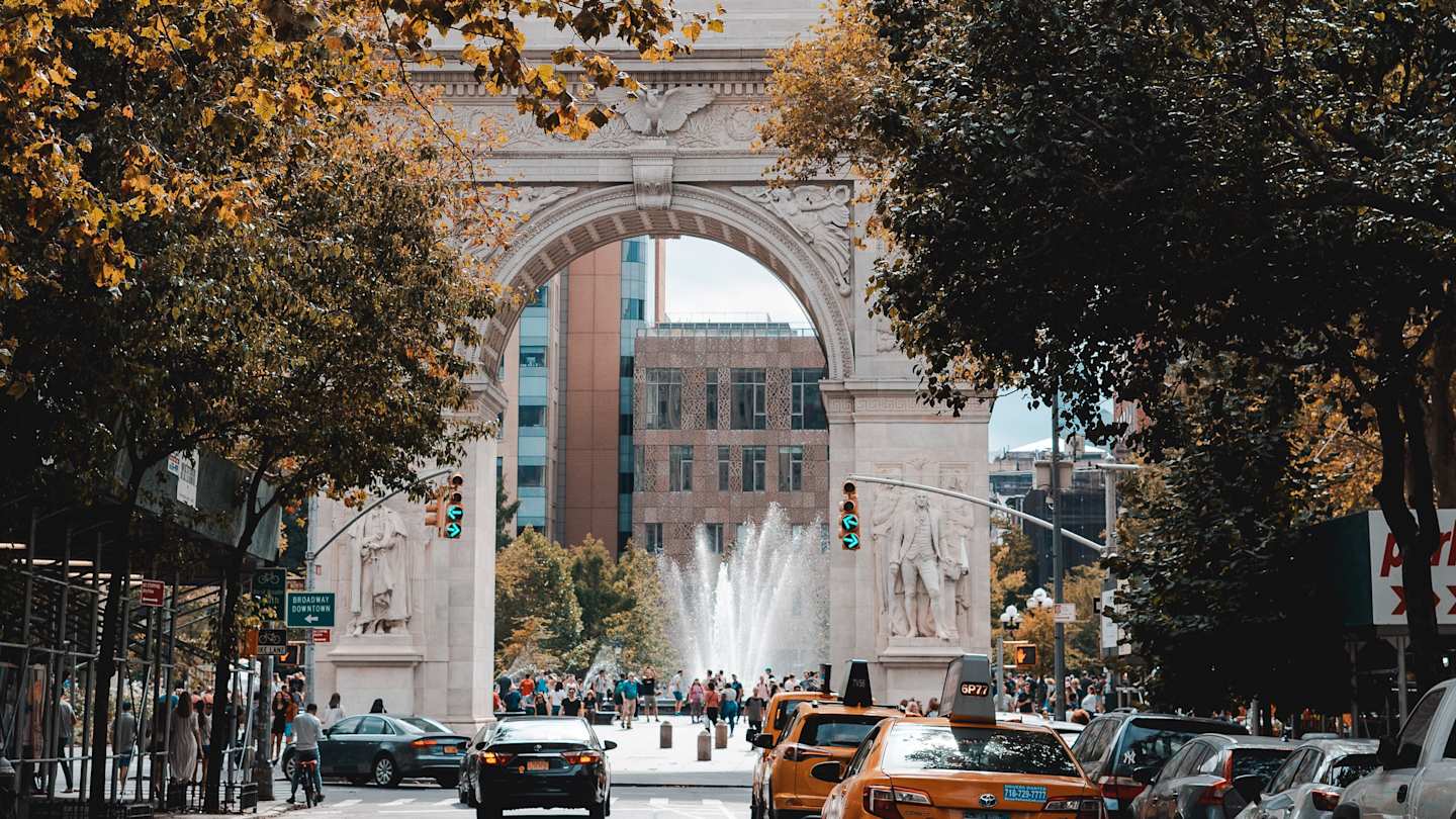 Road in Greenwich Village, New York