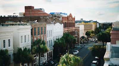 Houses in Charleston, South Carolina, USA