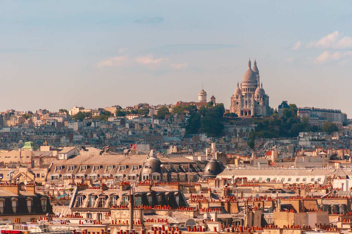 View over Montmartre, Paris