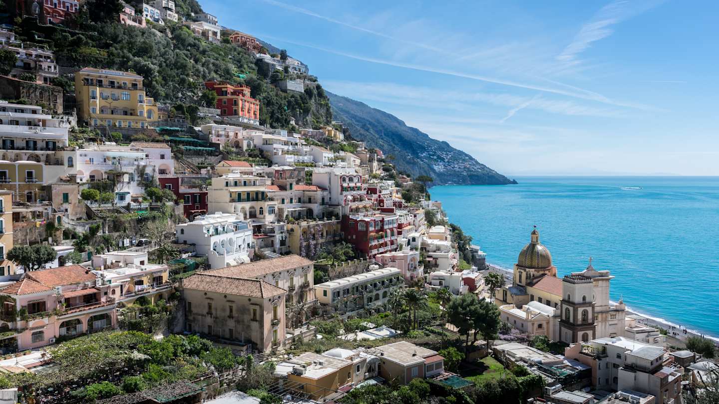 Positano coastline, Italy