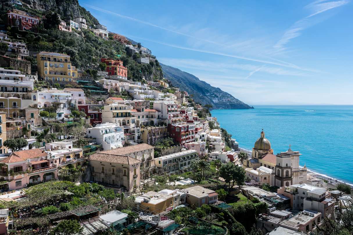Positano coastline, Italy