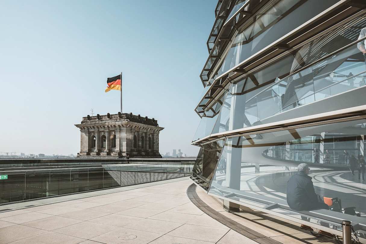 View from the Bundestag, Berlin
