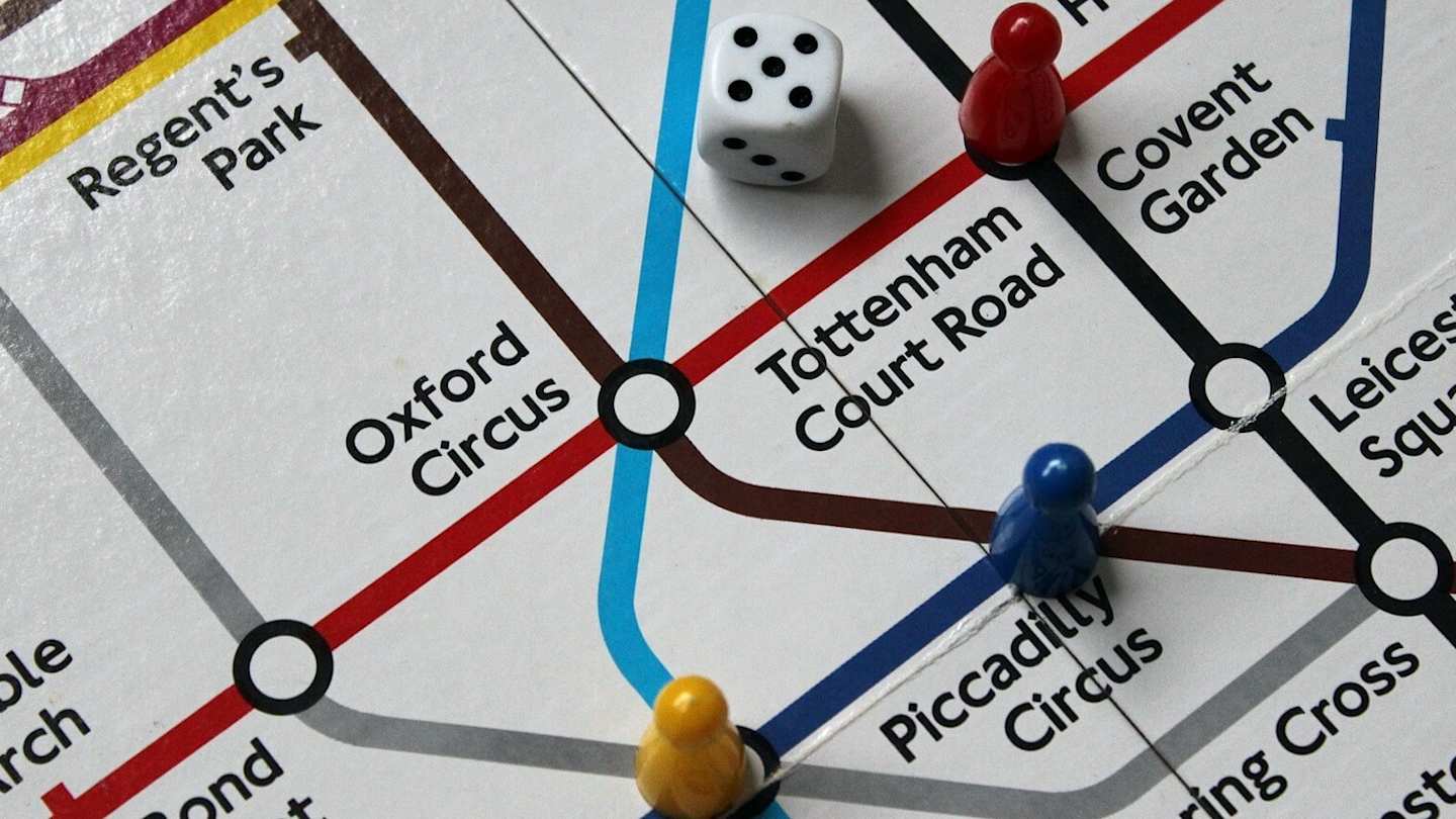 London tube map board game