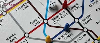 London tube map board game