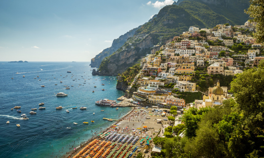 Louis Vuitton storefront on the island of Capri, Italy Stock Photo