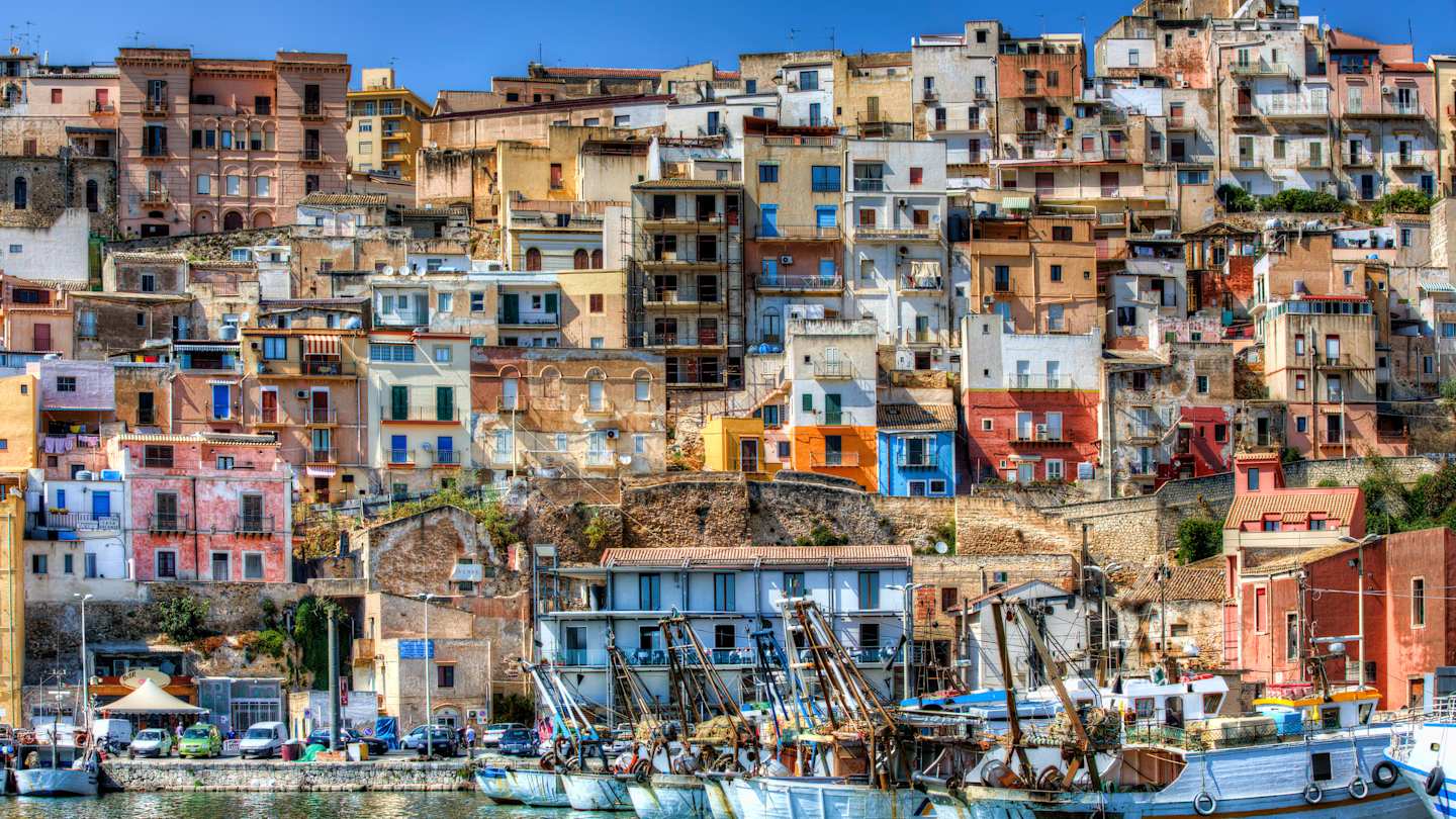 Sciacca town in Sicily, Italy