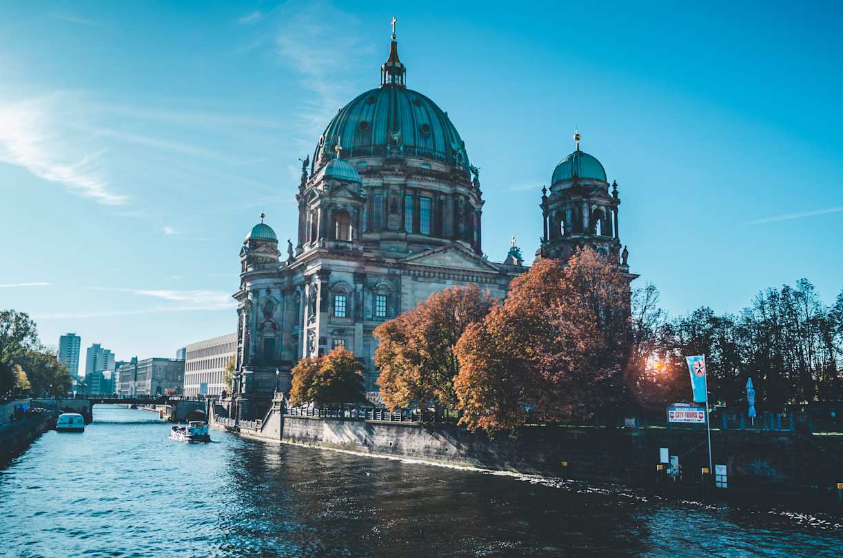 Berlin captured from the River Spree