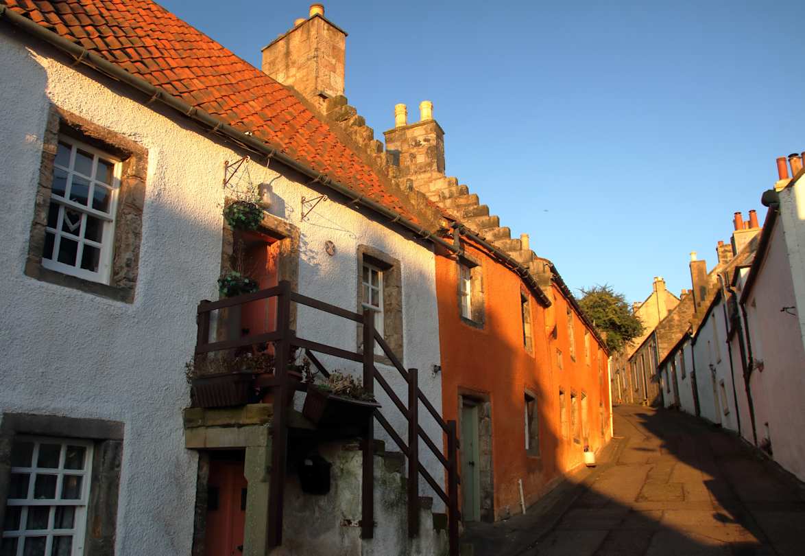 A street in Culross, Fife, Scotland
