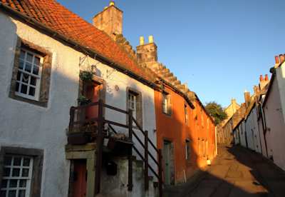 A street in Culross, Fife, Scotland