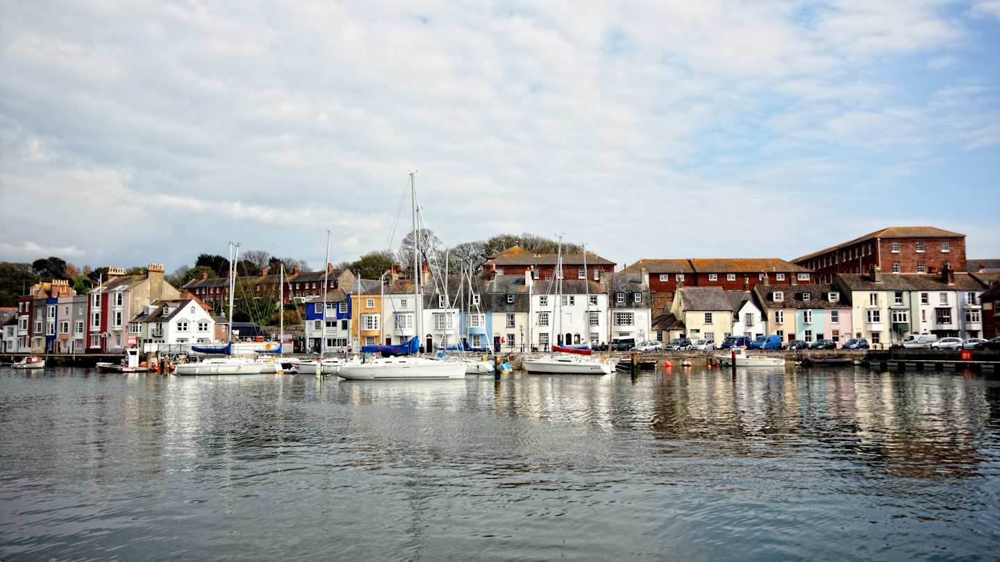 Harbour in Weymouth, Dorset, England