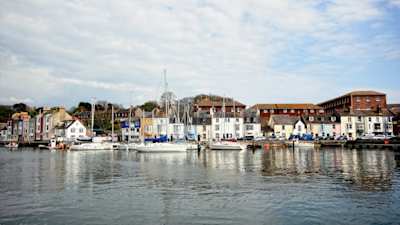 Harbour in Weymouth, Dorset, England