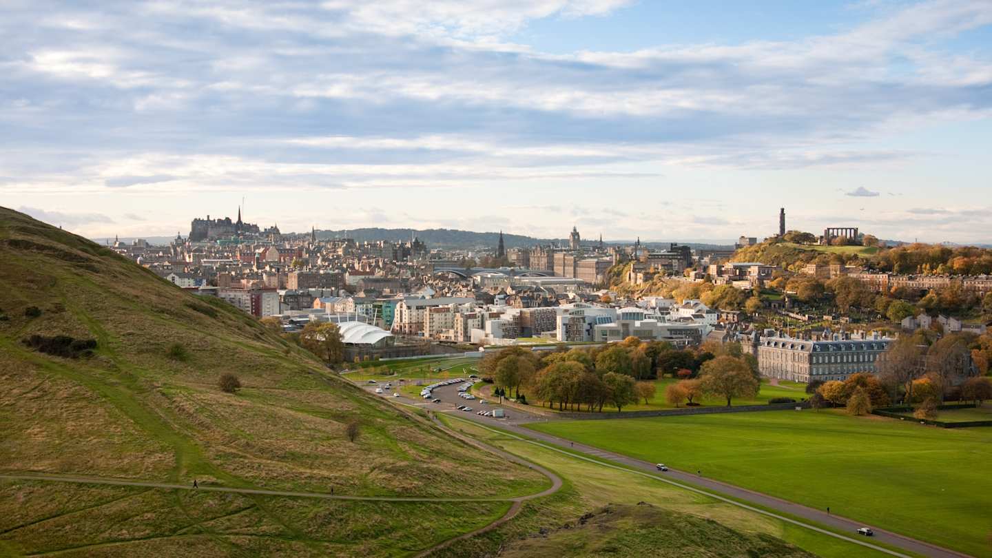 View from Arthur's Seat, Edinburgh, UK