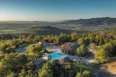 Plum home 'Wrapped in Jasmine & Aloe', a villa with private pool surrounded by vineyards and rolling hills, Tuscany