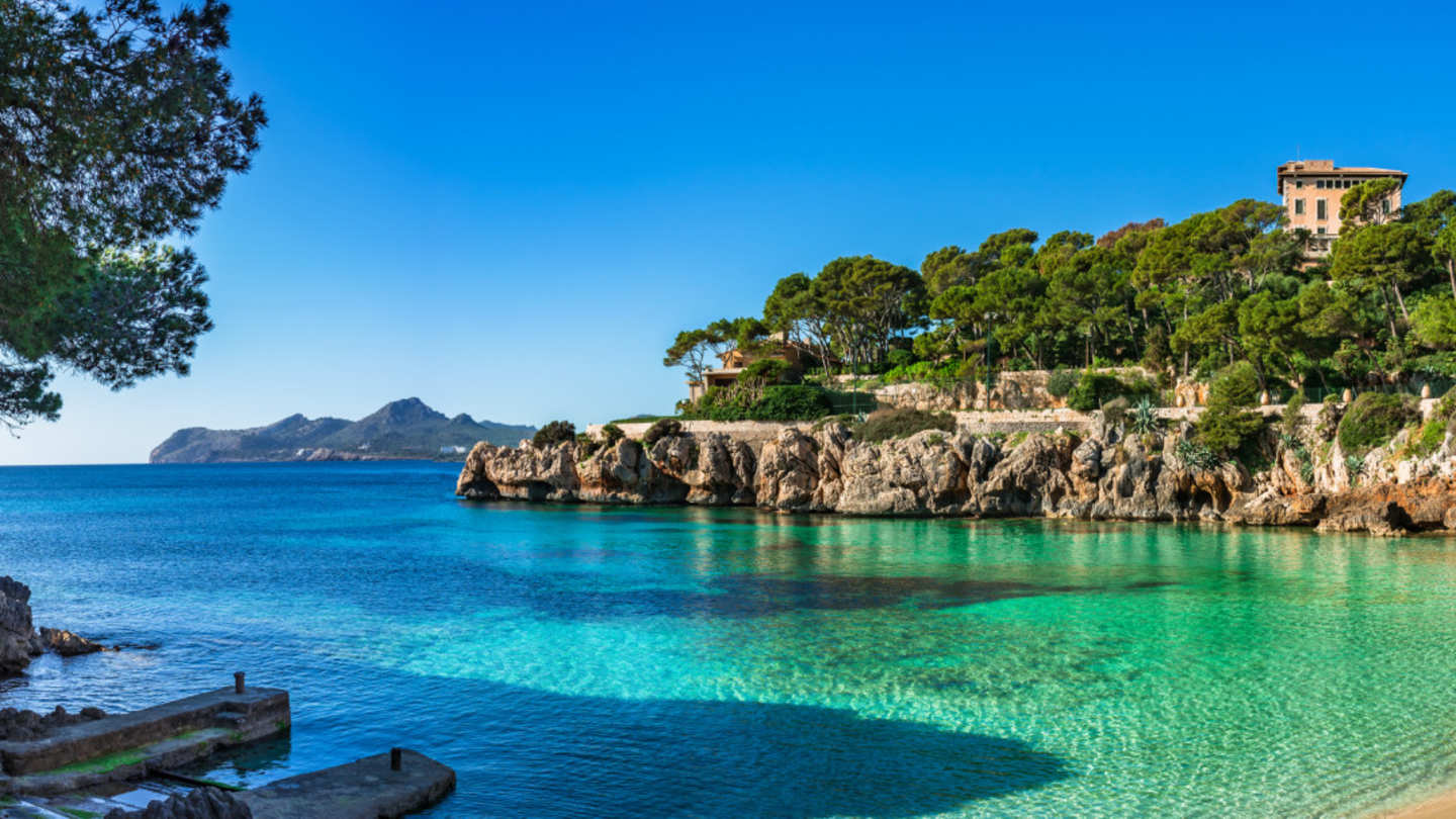 Bay beach Cala Gat on Majorca, Spain