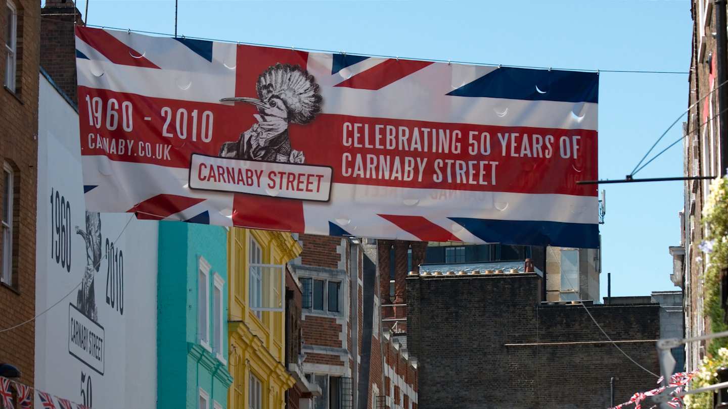 View of Soho on a sunny day