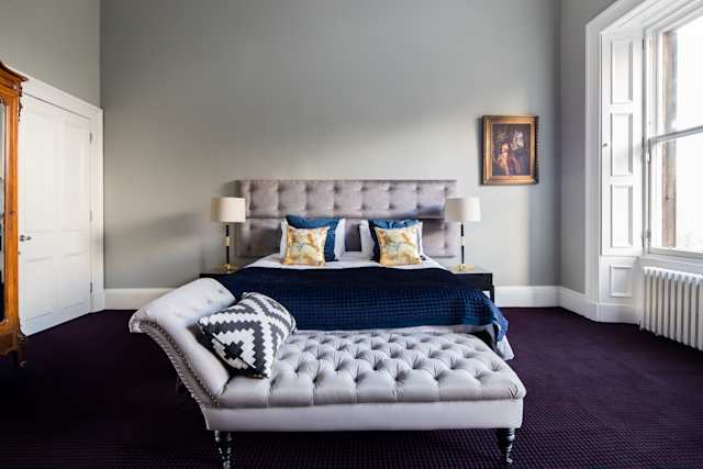 Bedroom at Single Malt, Plum Guide home in Edinburgh, UK