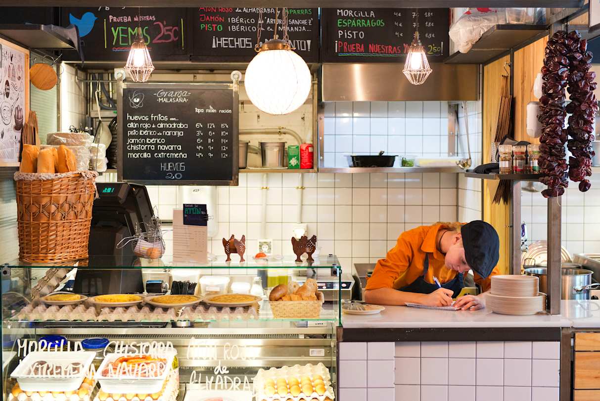 Mercado de San Ildefonso, Malasaña, Madrid, Spain