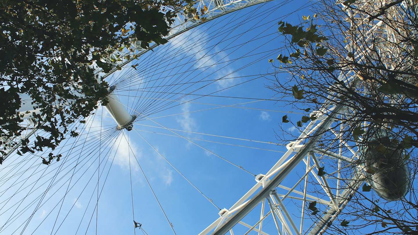 View of the London Eye, London, England